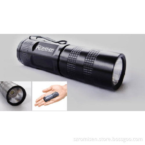 Romisen RC-C3 100 lumens cree XR-E Q5 led flashlight(1*CR123 battery)